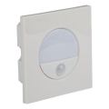 LED kāpņu gaismeklis ar kustības sensoru LED/3W/230V 4000K balts