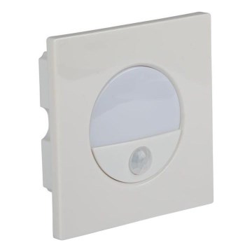LED kāpņu gaismeklis ar kustības sensoru LED/3W/230V 4000K balts