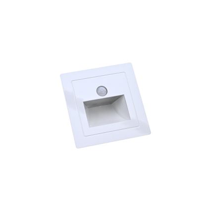 LED kāpņu gaismeklis ar kustības un krēslas sensoru LED/3W/230V 3000K balts