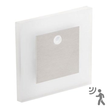 LED kāpņu gaismeklis ar sensoru LED/0,8W/12V 3000K