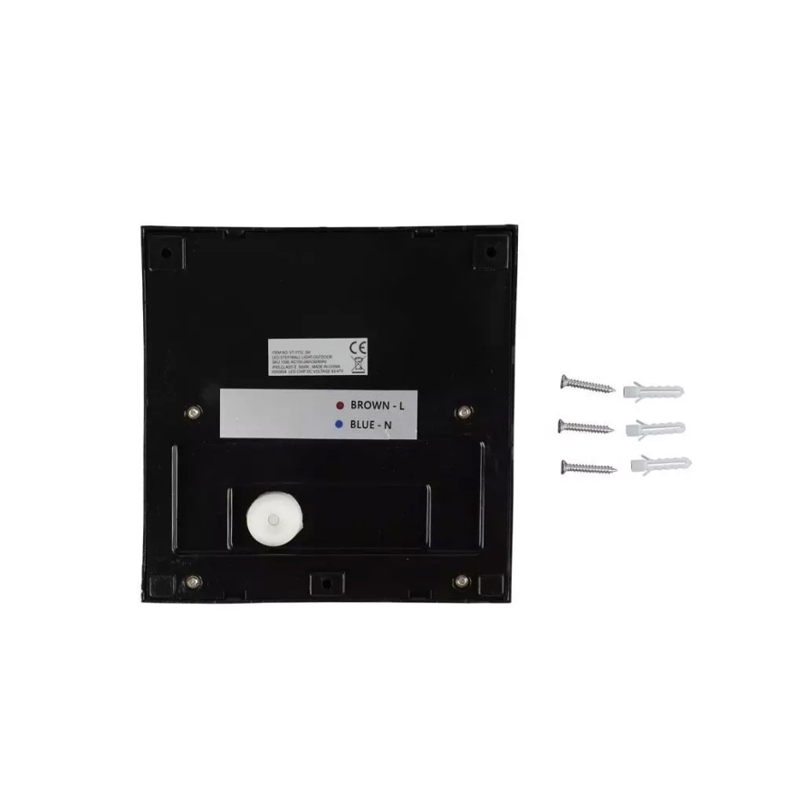 LED kāpņu gaismeklis LED/3W/230V 3000K IP65