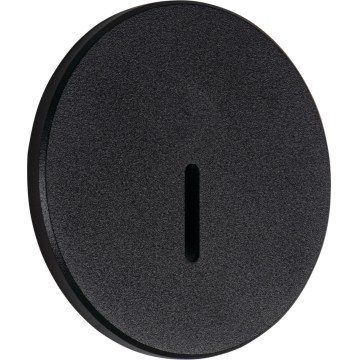 LED kāpņu gaismeklis MAGNIK LED/1,7W/230V 2700/3300/3900/4600/5700K melns apaļš