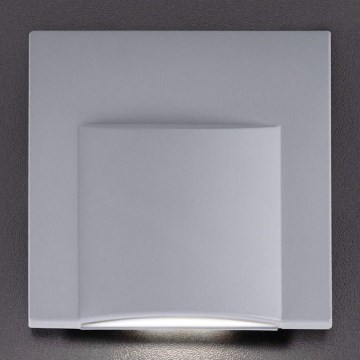 LED Kāpņu telpas apgaismojums ERINUS LED/0,8W/12V 3000K pelēks