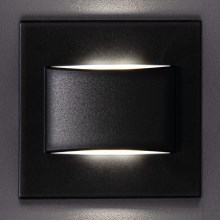 LED Kāpņu telpas apgaismojums ERINUS LED/1,5W/12V 3000K melns