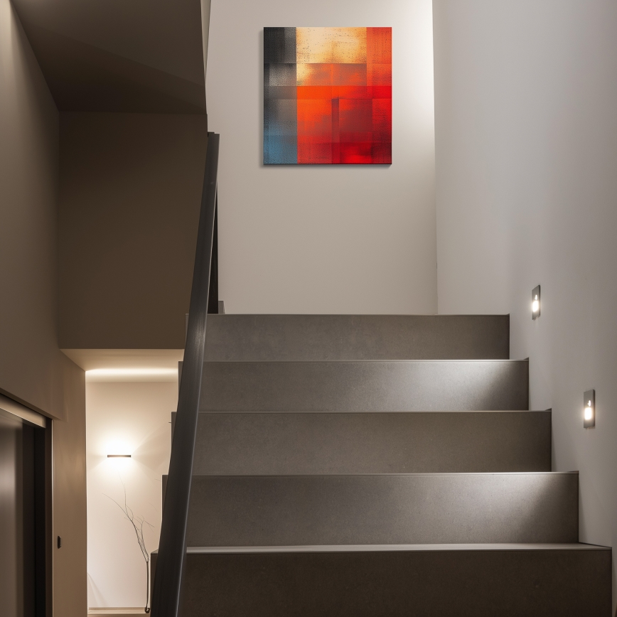 LED Kāpņu telpas lampa ar kustību sensoru LED/1,5W/230V 3000K/4000K/6500K