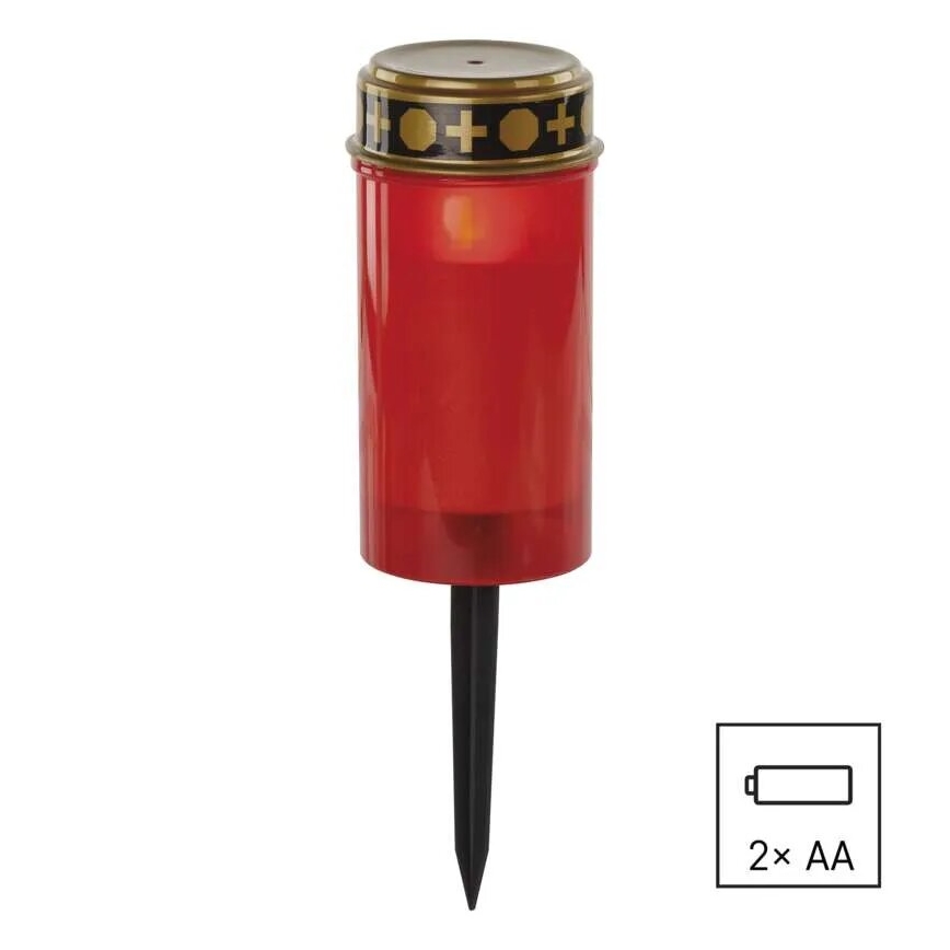 LED Kapu svece LED/2xAA IP44