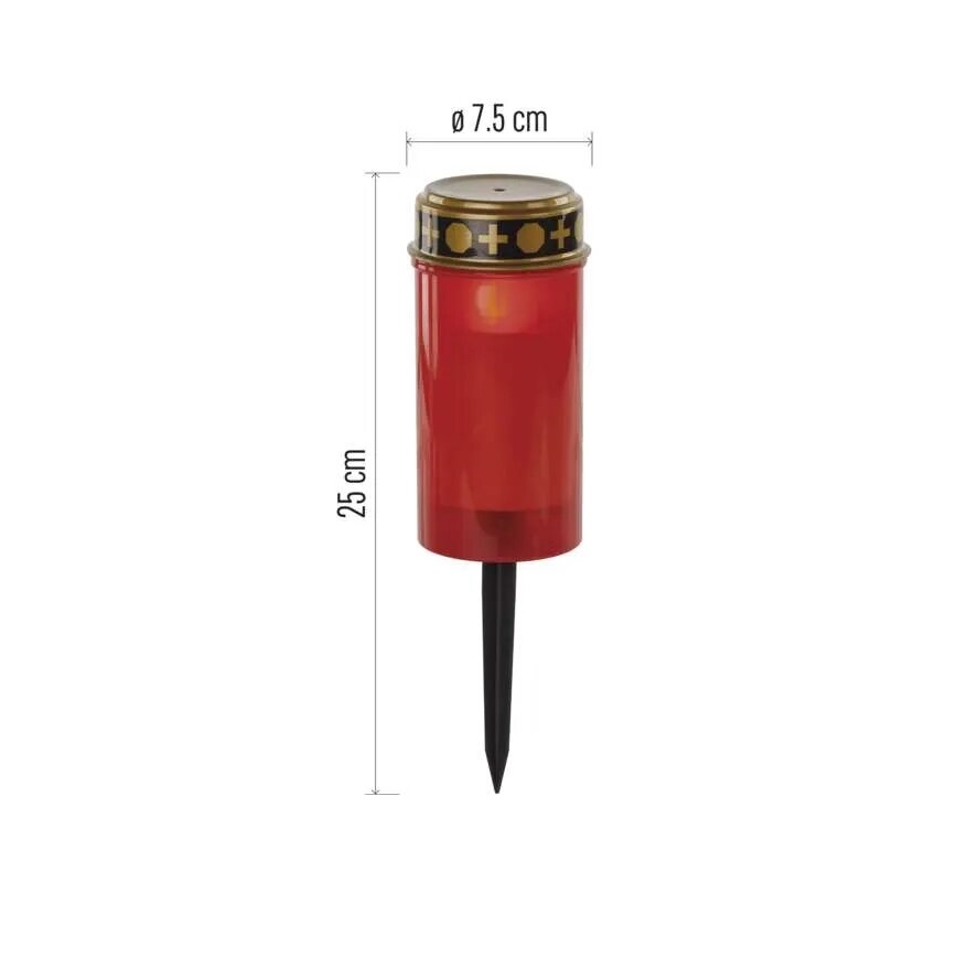 LED Kapu svece LED/2xAA IP44