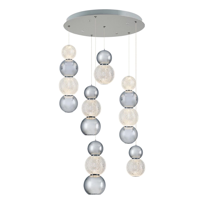 LED Karā lamp CREMONA LED/34W/230V 3000K matēta hroma