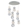 LED Karā lamp CREMONA LED/34W/230V 3000K matēta hroma