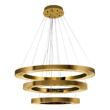 LED Karāgais JESSI LED/99W/230V 3000K Ø 100 cm Bronza
