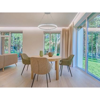 Regulējama LED lustra uz troses ALIANZ LED/45W/230V 3000-6000K Ø 60 cm + tālvadības pults