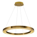 LED Kārtu lampa JESI LED/90W/230V 3000K diametrs 100 cm bronzas