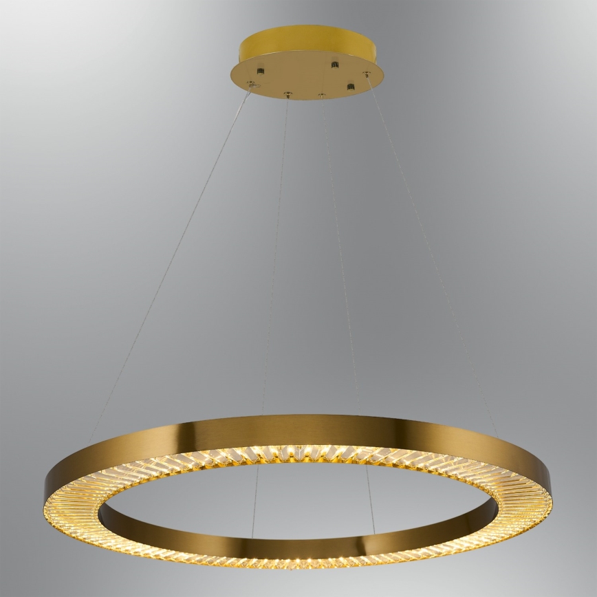 LED Kārtu lampa JESI LED/90W/230V 3000K diametrs 100 cm bronzas