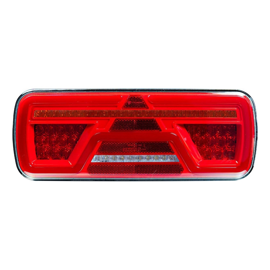 LED Kombinēta lampa ar dinamisku pagrieziena rādītāju LED/10-30V IP67 pa kreisi