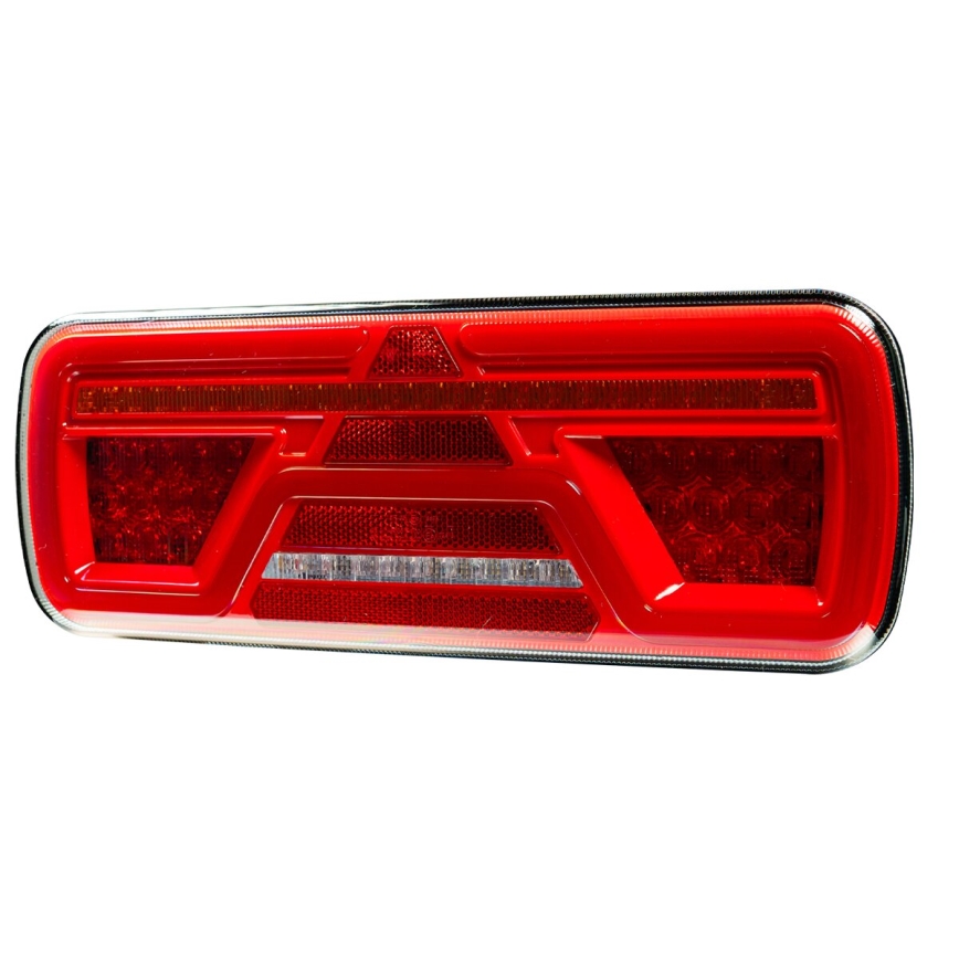 LED Kombinēta lampa ar dinamisku pagrieziena rādītāju LED/10-30V IP67 pa kreisi