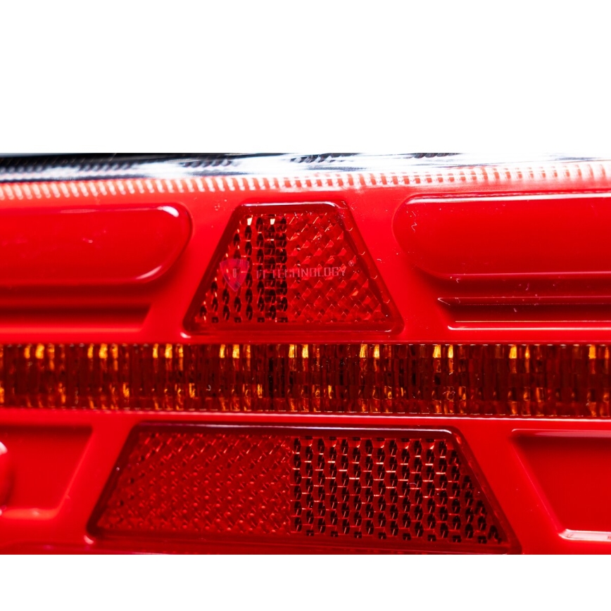 LED Kombinēta lampa ar dinamisku pagrieziena rādītāju LED/10-30V IP67 pa kreisi