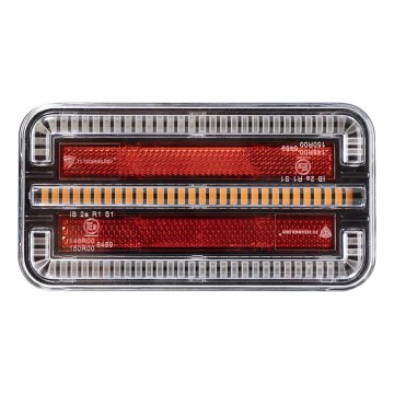 LED Kombinēta lampa ar dinamisku pagrieziena rādītāju LED/12-24V IP65