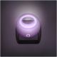 LED Kontakligzdas orientēšanās lampa ar sensoru LED/1W/230V violeta