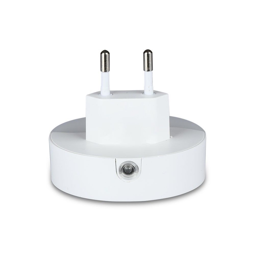LED Kontaktligzdas nakts lampa ar krēslas sensoru 2xUSB LED/0,45W/230V 3000K