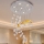LED kristāla griestu lampa AVARA LED/24W/230V Ø 40 cm spīdīgs hroms + tālvadības pults