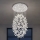LED kristāla griestu lampa SAMOA LED/30W/230V Ø 40 cm spīdīgs hroms + tālvadības pults