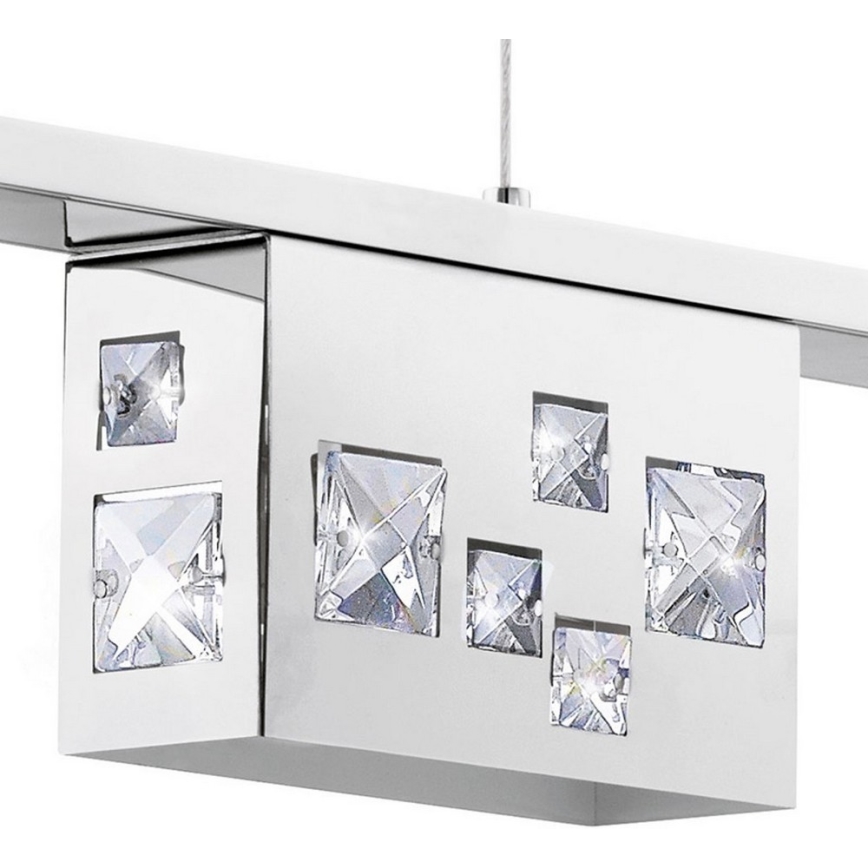 LED Kristāla lustra ar stīgu TRESANA 4xLED/5,8W/230V