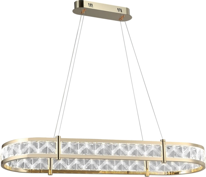 LED kristāla lustrs uz kabeļa ENRIQUE ar regulējamu spilgtumu LED/50W//230V 3000-6000K + tālvadības pults