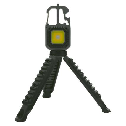 LED Uzlādējama daudzfunkcionāla lampa ar statīvu LED/USB-C 400 mAh