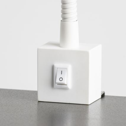 LED lampa ar skavu 1xGU10/4,7W/230V balta