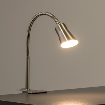 LED lampa ar skavu LED/3,2W/230V matēts hroms