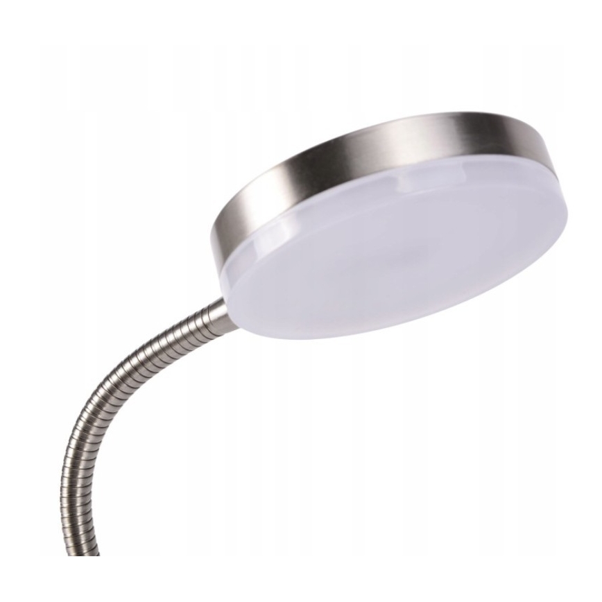 LED lampa ar skavu LED/3,2W/230V matēts hroms