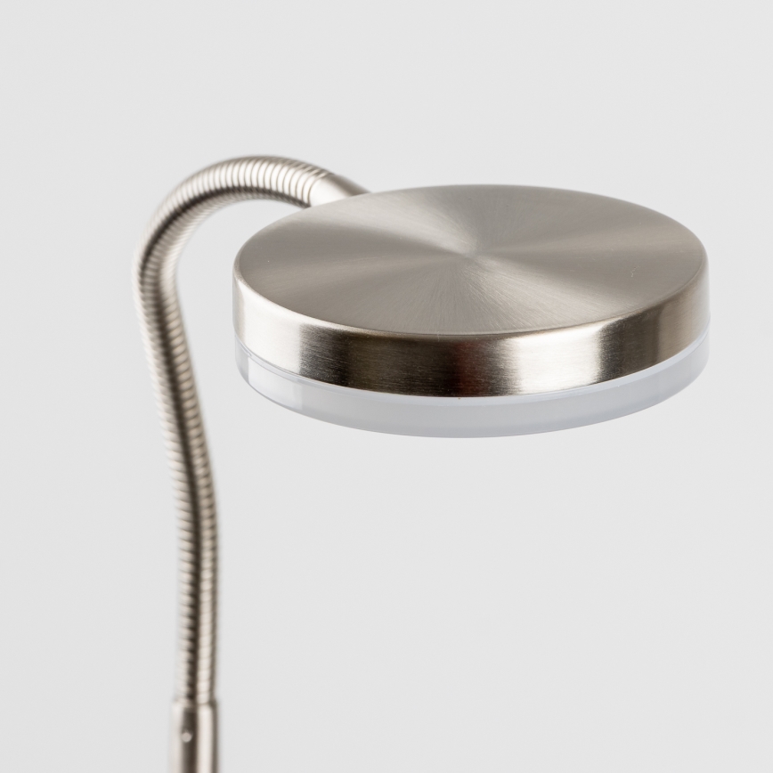 LED lampa ar skavu LED/3,2W/230V matēts hroms