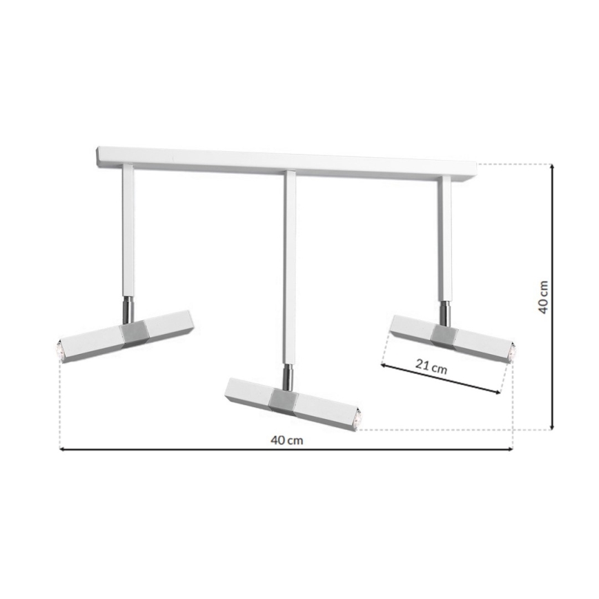 LED Lampa CASTRO 3xG9/7W/230V