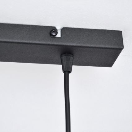 LED LED Lustra ar auklu VOLTA 2xE27/15W/230V melna/zelta