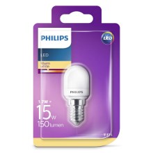 LED ledusskapja spuldze Philips E14/1,7W/230V 2700K