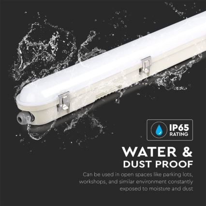 LED Lielas slodzes dienasgaismas lampa ar avārijas moduli EMERGENCY LED/48W/230V 6500K 150cm IP65