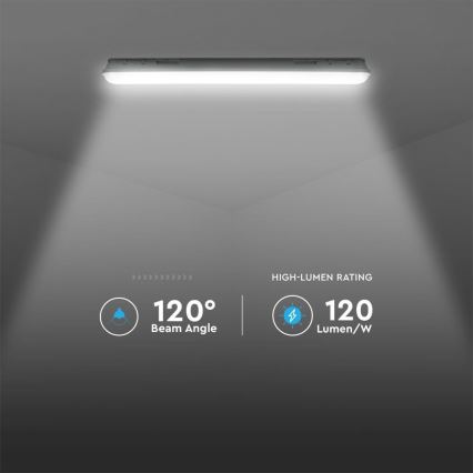 LED Lielas slodzes dienasgaismas lampa ar avārijas moduli EMERGENCY LED/48W/230V 6500K 150cm IP65