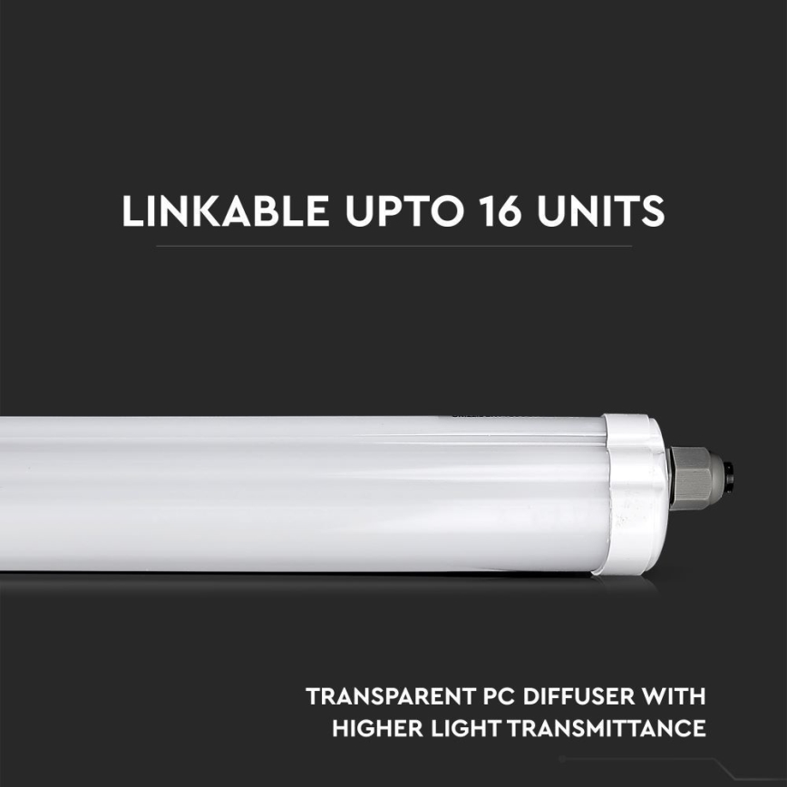 LED Lielas slodzes dienasgaismas lampa G-SERIES LED/18W/230V 6500K IP65 60 cm