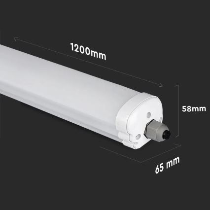 LED Lielas slodzes dienasgaismas lampa G-SERIES LED/36W/230V 4500K 120cm IP65