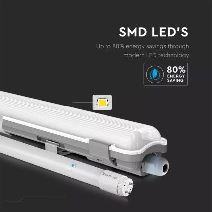 LED Lielas slodzes dienasgaismas lampa LED/22W/230V 6400K 150cm IP65