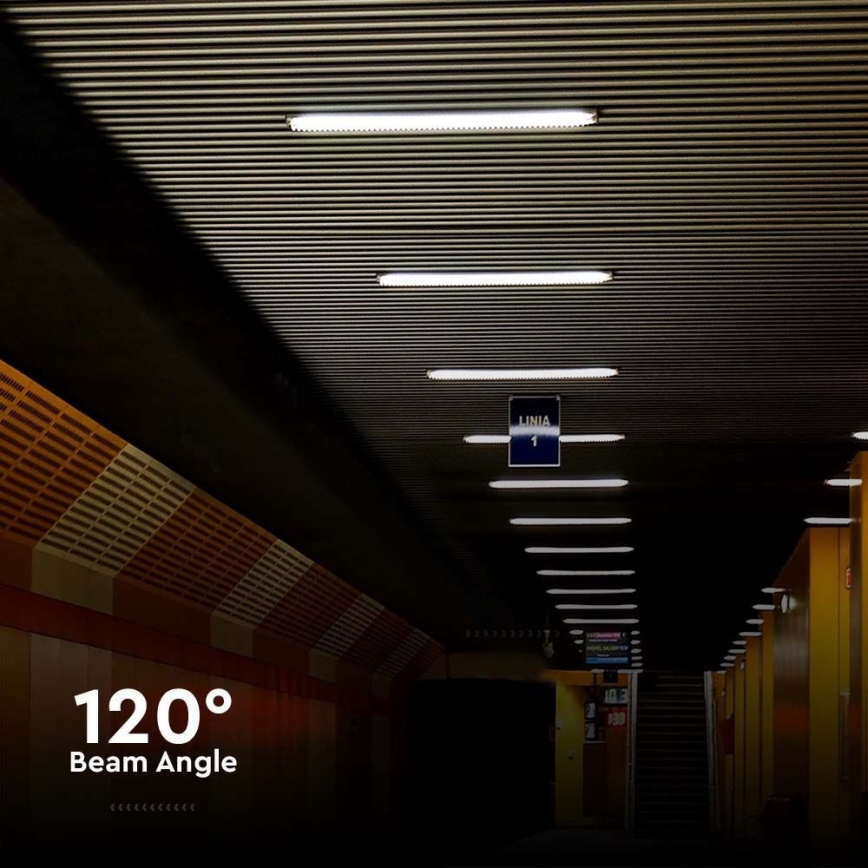 LED Lielas slodzes dienasgaismas lampa LED/48W/230V 4000K IP65 150 cm