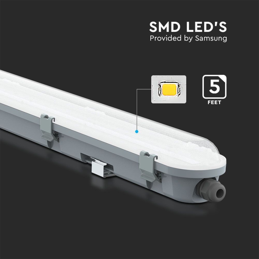 LED Lielas slodzes dienasgaismas lampa M-SERIES LED/48W/230V 4000K 150cm IP65