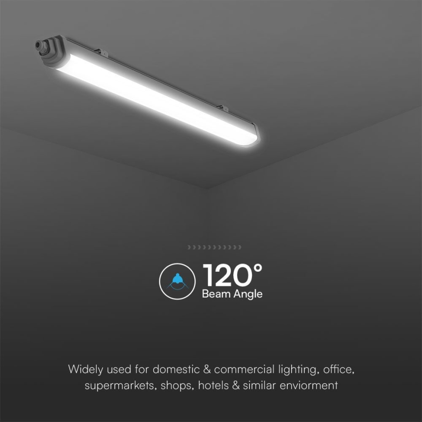 LED Lielas slodzes dienasgaismas lampa SAMSUNG CHIP LED/18W/230V 6500K IP65 60 cm