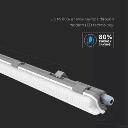 LED Lielas slodzes dienasgaismas lampa T8 1xG13/18W/230V 4000K 120cm IP65