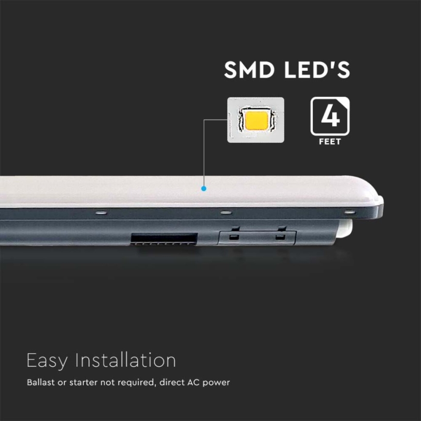 LED Lielas slodzes dienasgaismas lampa X-SERIES LED/36W/230V 6500K IP65 120 cm