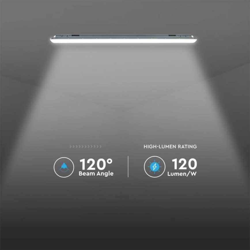 LED Lielas slodzes dienasgaismas lampa X-SERIES LED/36W/230V 6500K IP65 120 cm