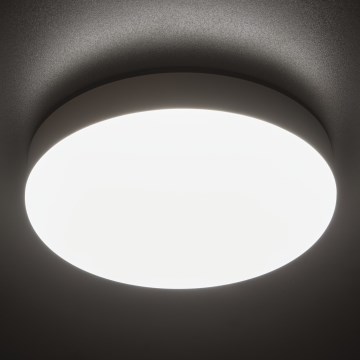 LED Lielas slodzes griestu lampa ar kustību sensoru IPER LED/26W/230V IK10 IP65 apaļa balta