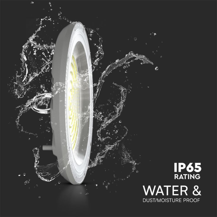 LED Lielas slodzes lampa High Bay LED/100W/230V 3000/4000/6500K IP65 ø 23,5 cm