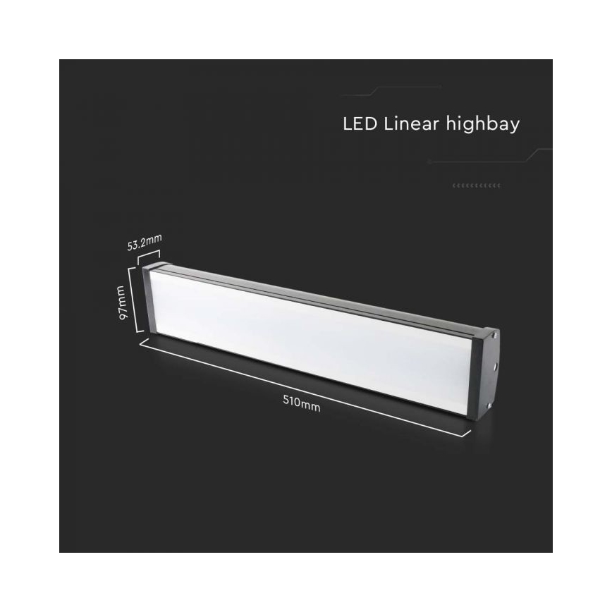 LED Lielas slodzes lampa High Bay LED/100W/230V 4000K IP65