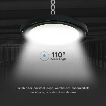 LED Lielas slodzes lampa High Bay LED/100W/230V IP65 4000K